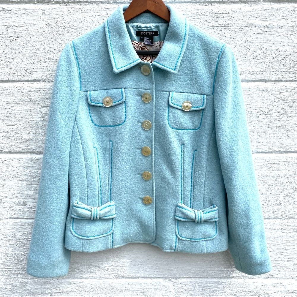 Wool Jacket Coat Etcetera Size 16